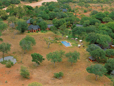 Aerial view Kings Camp Timbavati Game Reserve Accommodation Booking Hoedspruit Limpopo Mpumalanga Five Star