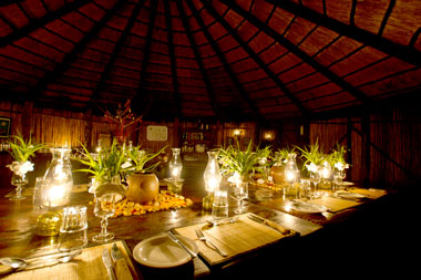 Umlani Bushcamp Dining Dinner Timbavati Game Reserve Accommodation Safari Bookings